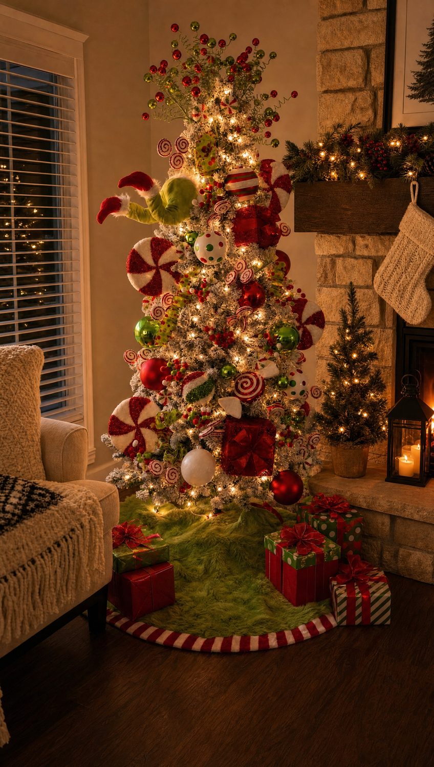 Whobilation candy Grinch tree